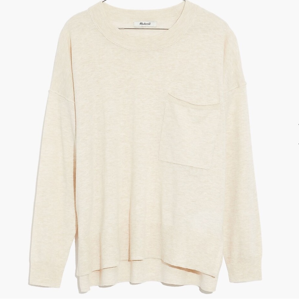 Madewell Lightweight Pocket Pullover Sweater